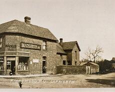LHG01_0014 Potterton's Stores, corner of Mill Lane and Old Warwick Road. Note that at stage it was called Kingswood Post Office