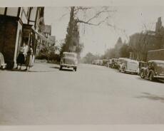 LHG02_0007 Shops at corner of Mill Lane and Old Warwick Road early 1950s